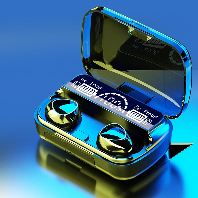M10 Wireless ear buds Build in Power Bank