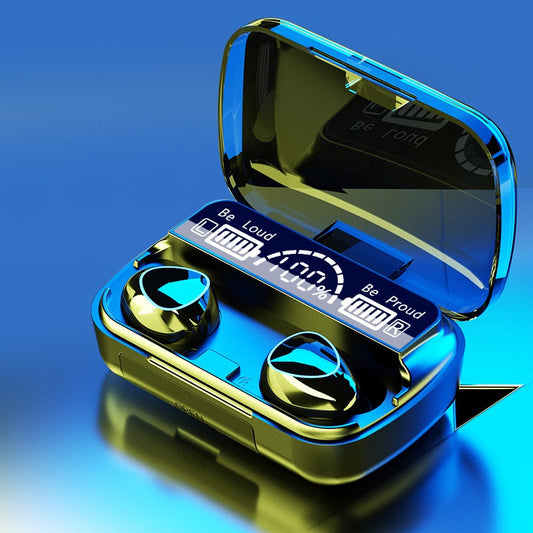 M10 Wireless ear buds Build in Power Bank