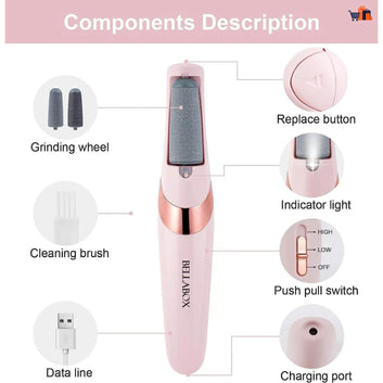 Electric Foot Callus Remover for Feet - Foot Scrubber