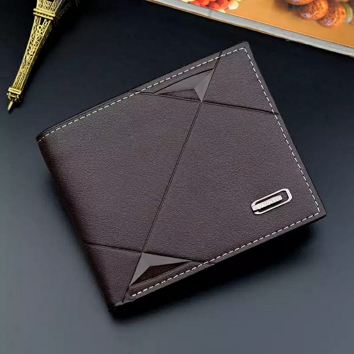 Men's Wallet Short Multi-card Coin Purse Bifold Fashion
