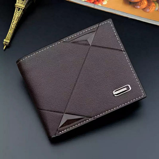 Men's Wallet Short Multi-card Coin Purse Bifold Fashion